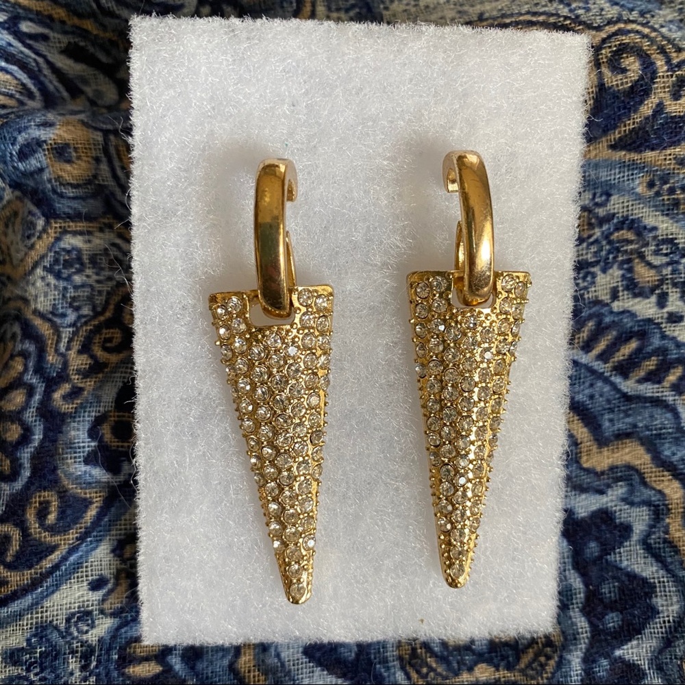 Geometric glam earrings